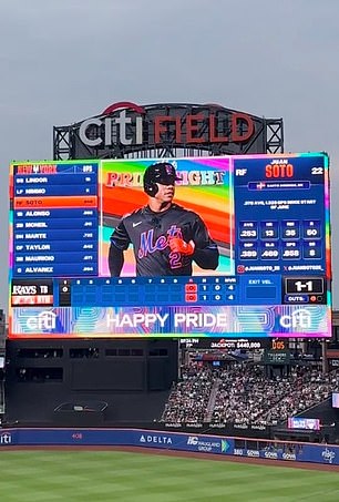 Citi Field staged its annual Pride Night event