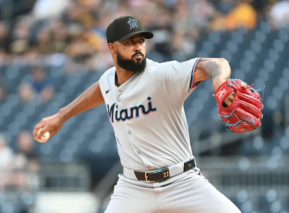 Miami Marlins starting pitcher Sandy AlcantaraPhilip G. Pavely-Imagn Images