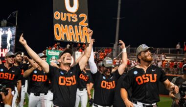 On to Omaha! No. 8 Oregon State baseball beats Florida State, 14-10