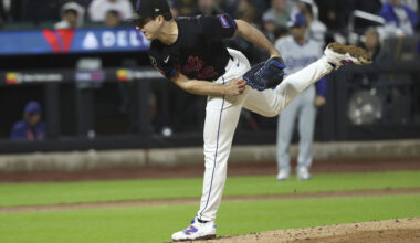 Mets' Kranick on IL with elbow strain, Baty out for 3rd straight game