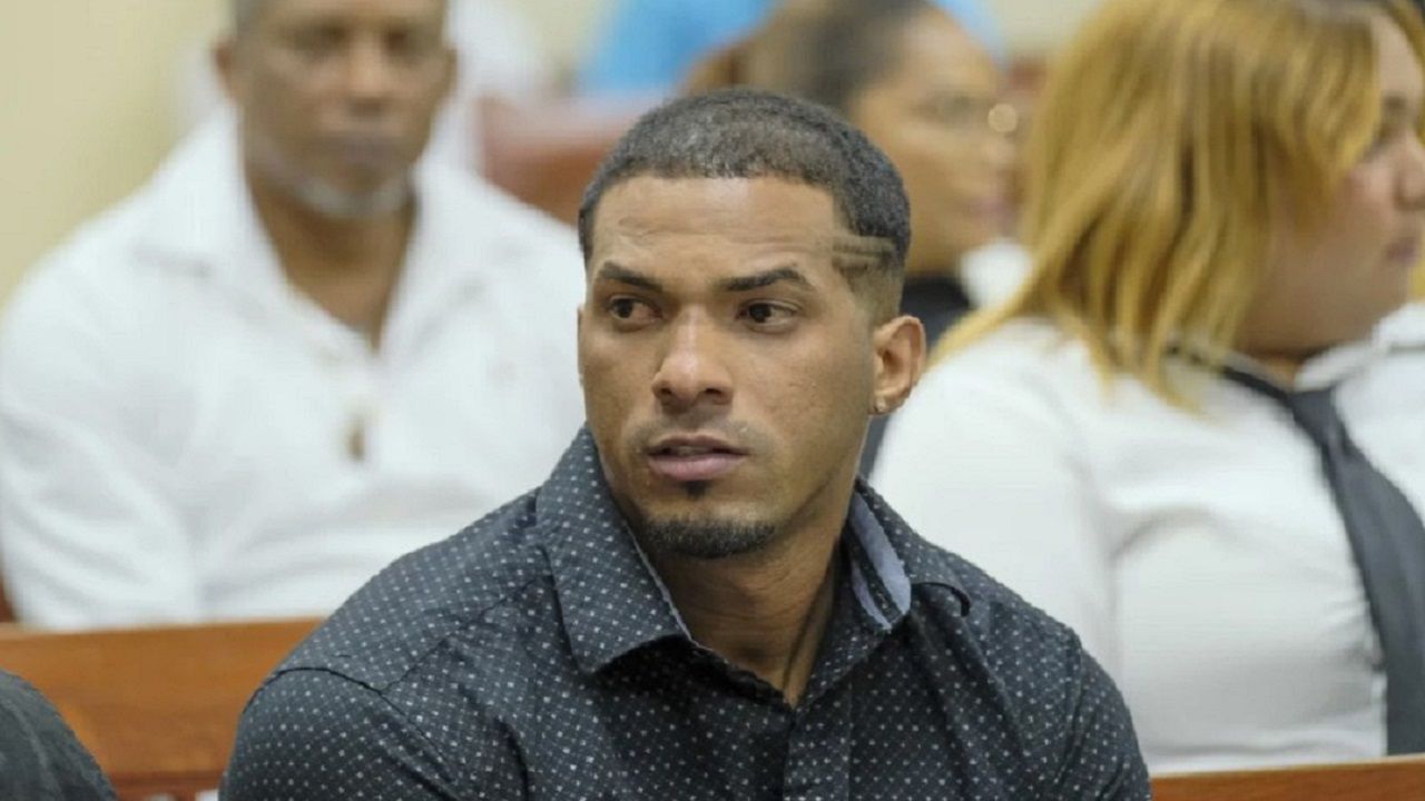 Tampa Bay Rays shortstop Wander Franco attends his trial on charges of sexually abusing a minor, sexual and commercial exploitation against a minor and human trafficking, in Puerto Plata, Dominican Republic, Thursday, Dec. 12, 2024. (AP Photo/Ricardo Hernandez, File)