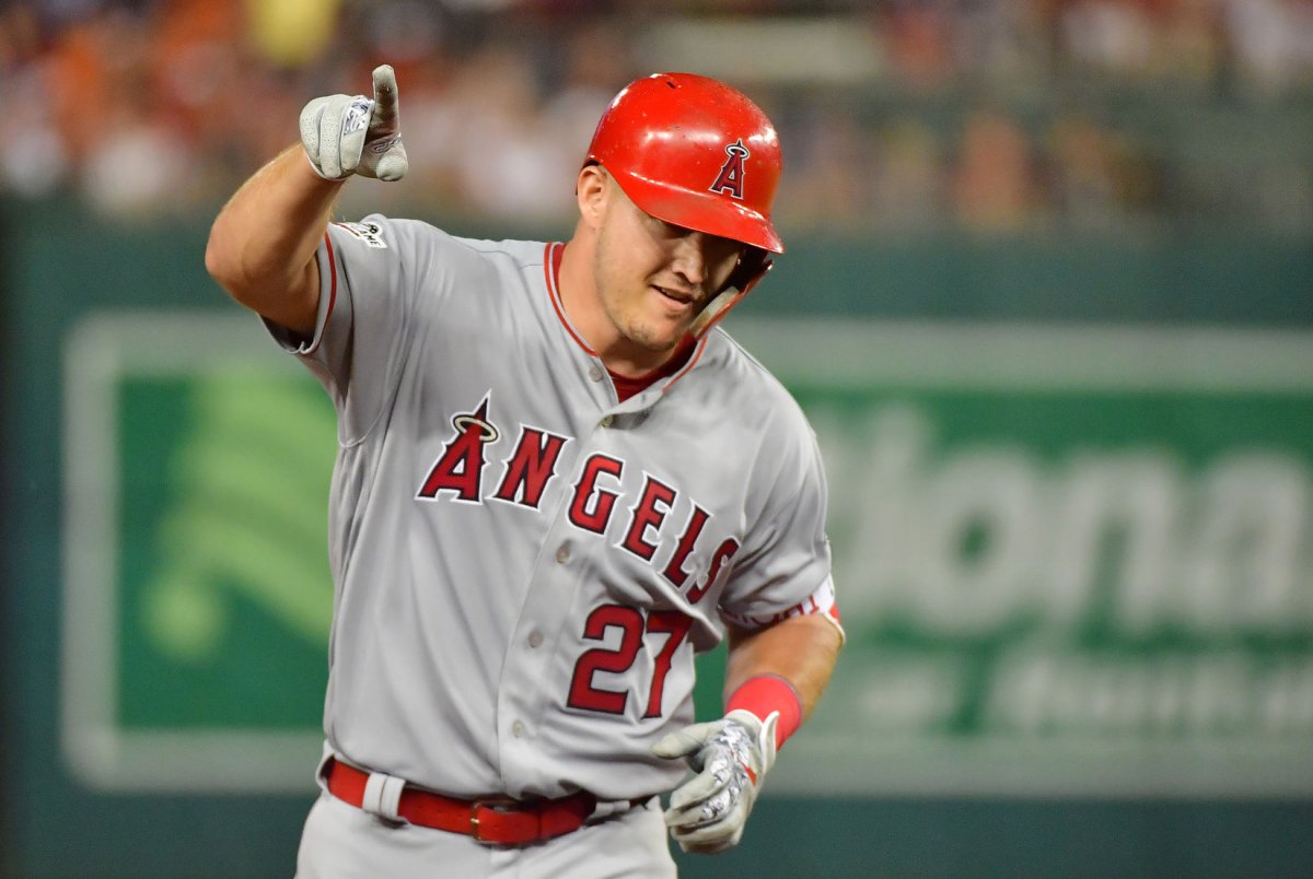 Watch: Angels' Mike Trout clobbers longest homer at Fenway in 2025