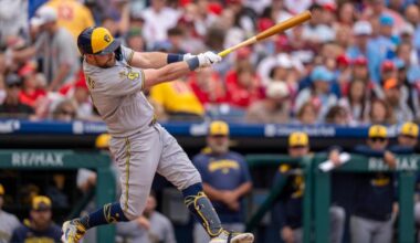 Rhys Hoskins hits 2 homers as Brewers rough up Jesus Luzardo, Phillies