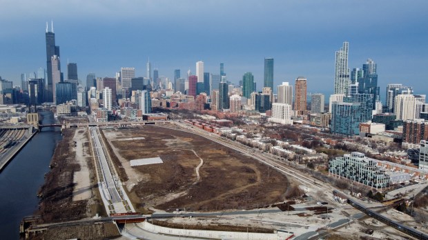 The 78 development, a 62-acre site south of Roosevelt Road...