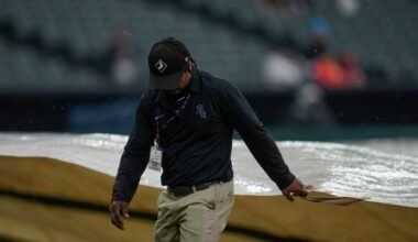 Chicago White Sox-Detroit Tigers game delayed because of rain