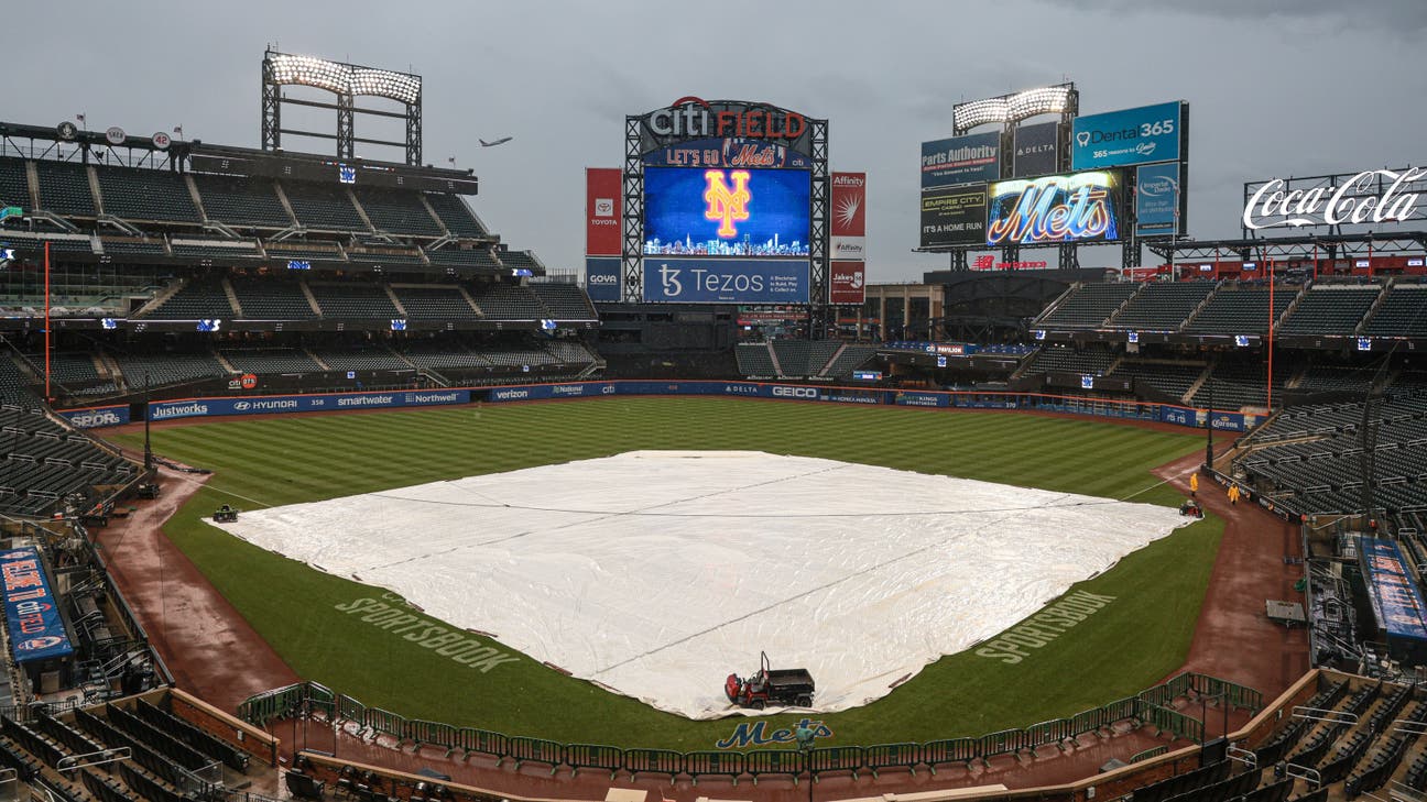 Start of Saturday's Mets-Rays game delayed due to rain - SNY