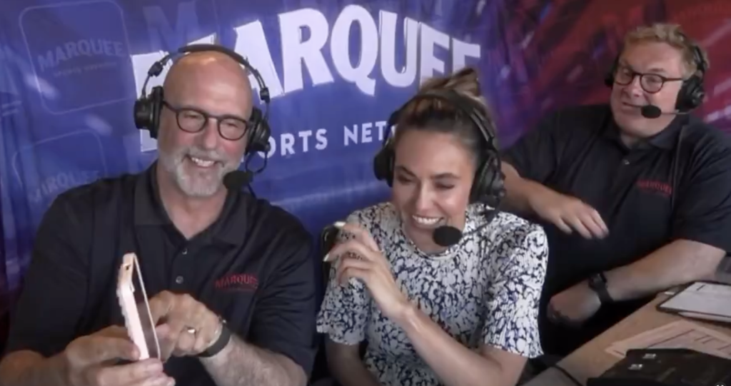 Cubs broadcaster's selfie attempt goes horribly wrong