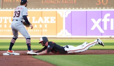 Jordan Westburg: Orioles third baseman exits game with hand injury