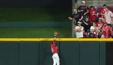 Friedl’s miraculous game-ending catch lifts Reds past Brewers 4-2