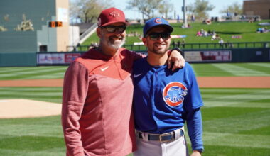 Torey Lovullo and Nick Lovullo (Jeremy Schnell/Arizona Sports)...
