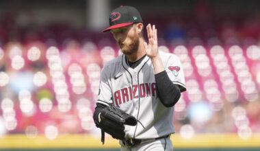 Arizona Diamondbacks pitcher Kyle Backhus...