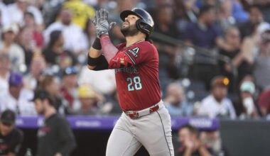 Arizona Diamondbacks' Eugenio Suárez...