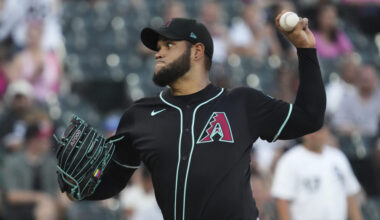 Arizona Diamondbacks starting pitcher Eduardo Rodriguez...