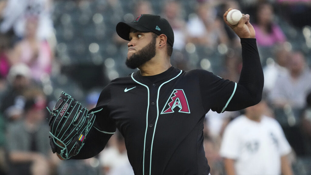 Arizona Diamondbacks starting pitcher Eduardo Rodriguez...