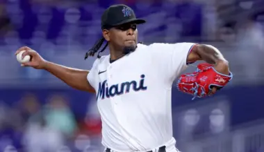 Guardians listed as good fit Marlins pitcher image