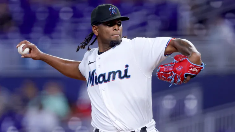 Guardians listed as good fit Marlins pitcher image