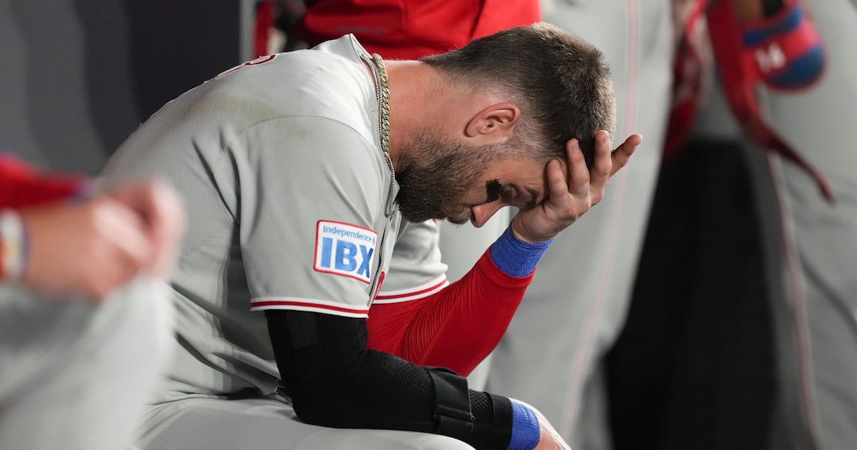 Phillies place Bryce Harper on injured list with wrist inflammation, no timetable for return