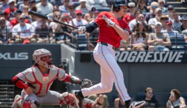 Caught in between is no place to be for Kyle Manzardo: Guardians breakfast today