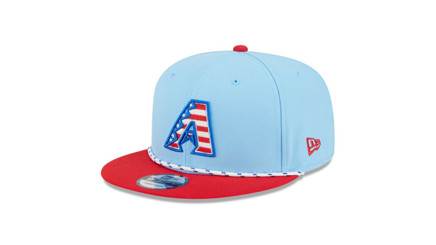 New Era unveiled the hats that all 30 Major League Baseball teams will wear on the Fourth of July t...
