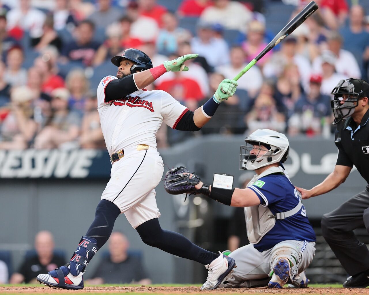 Carlos Santana is a walking, talking statistical wonder: Guardians breakfast today