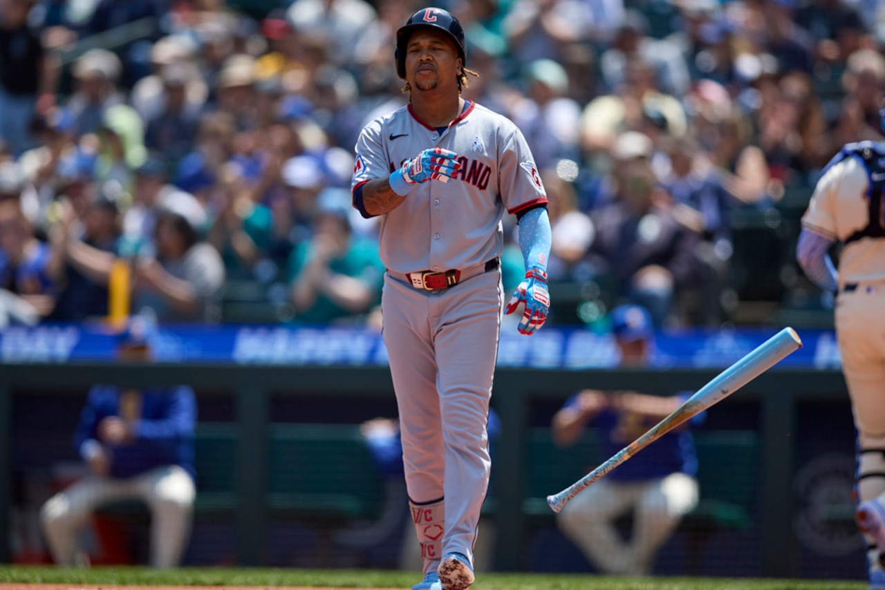 Guardians’ José Ramírez sees 39-game on-base streak snapped in Seattle