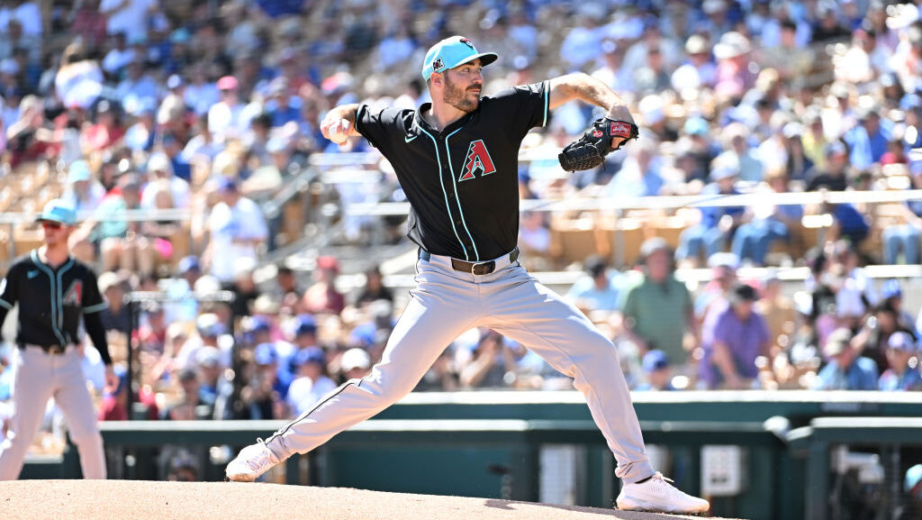 John Curtiss #46 of the Arizona Diamondbacks...