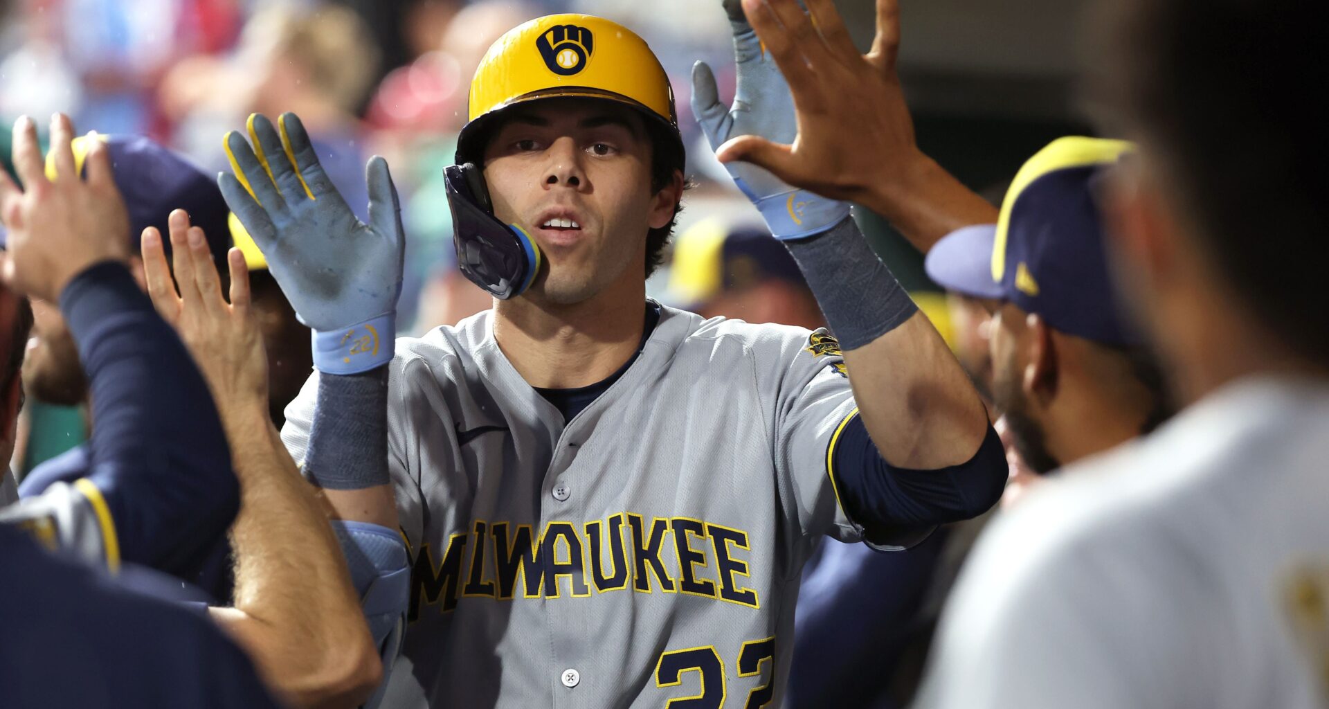 Milwaukee Brewers v Philadelphia Phillies