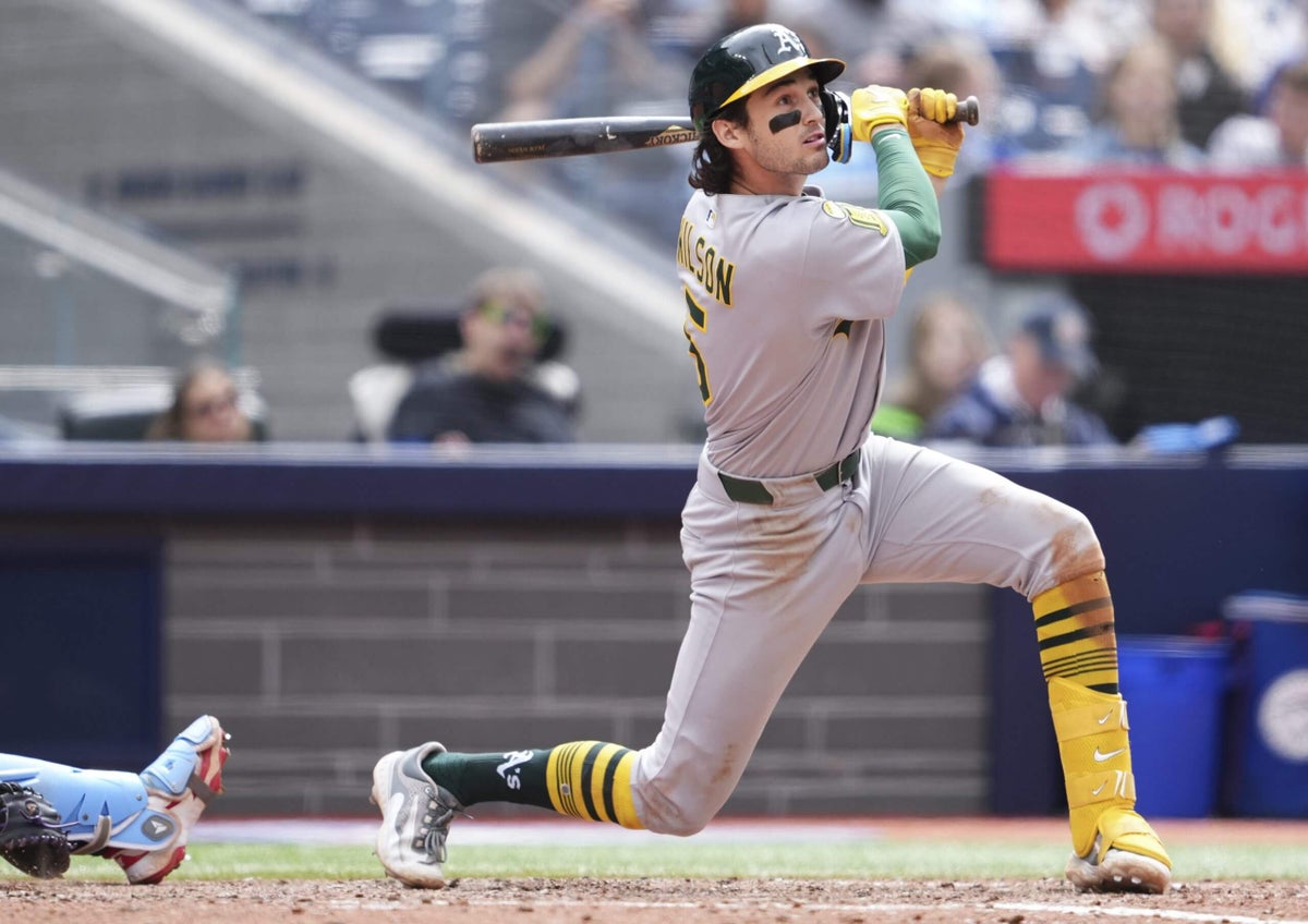 Trained since childhood to never swing and miss, A’s phenom Jacob Wilson raps out hit after hit