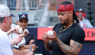 Ketel Marte #4 of the Arizona Diamondbacks...