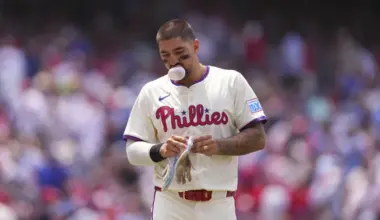 What did Nick Castellanos say? Phillies outfielder benched by manager Rob Thompson after 'inappropriate comment' image