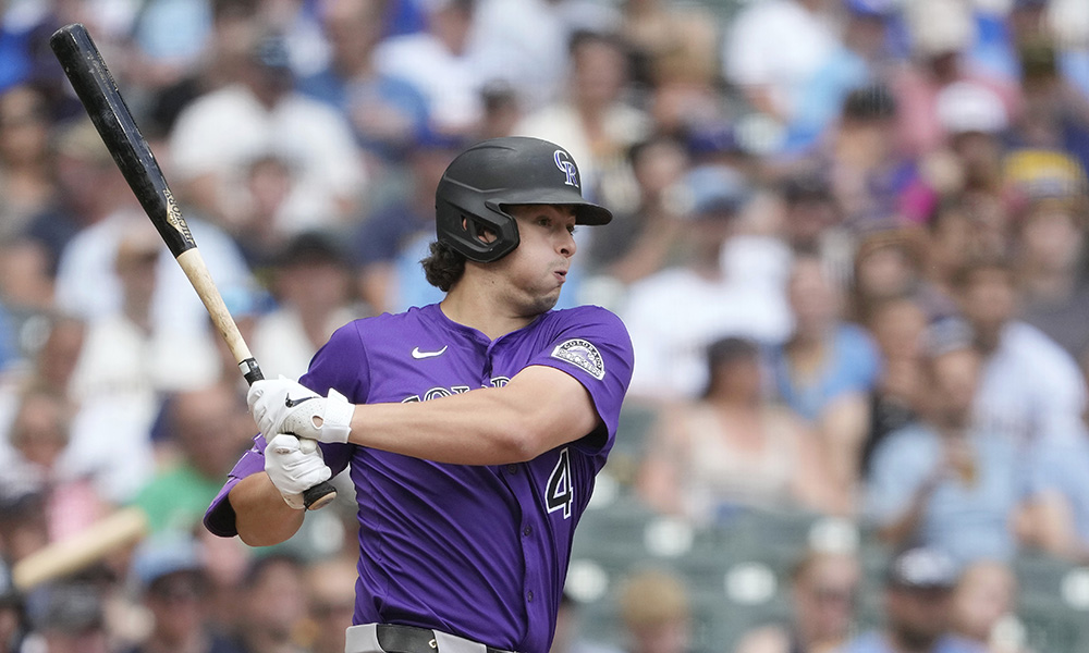 Rockies first baseman Michael Toglia...