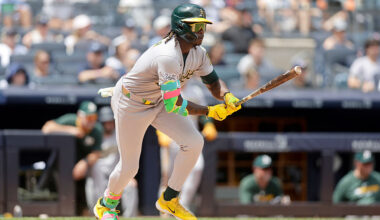 Sliding Athletics set for series vs. Tampa Bay Rays