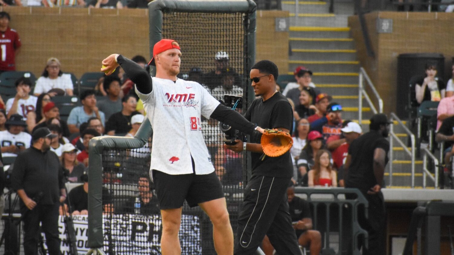 Trey McBride first pitch...