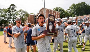 NCAA Baseball Tournament: Arizona Wildcats clinch 19th trip to College World Series with late comeback at North Carolina