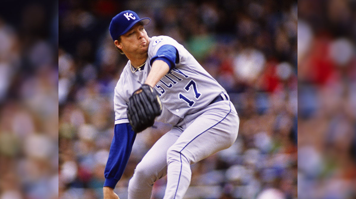 FILE PHOTO; Kansas City Royals pitcher Kevin Appier (17) in action against the New York Yankees at Yankee Stadium.