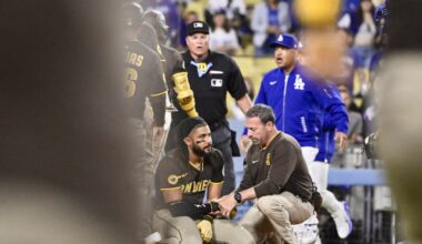 Padres beat Dodgers, avoid sweep after benches clear in LA