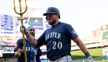 Seattle Mariners Luke Raley...