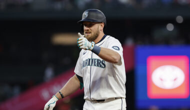 Seattle Mariners Luke Raley...