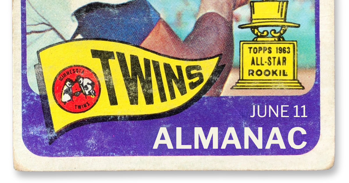 The Twins Almanac, Jun. 11, 2025: Joe Mauer Named AL Player of the Week - History