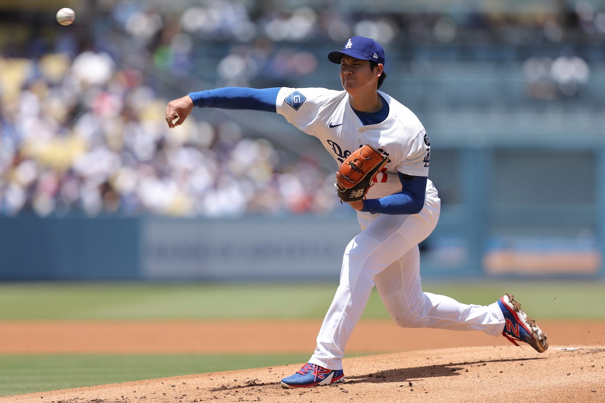 Shohei Ohtani returns to the mound in sharp inning for the Dodgers