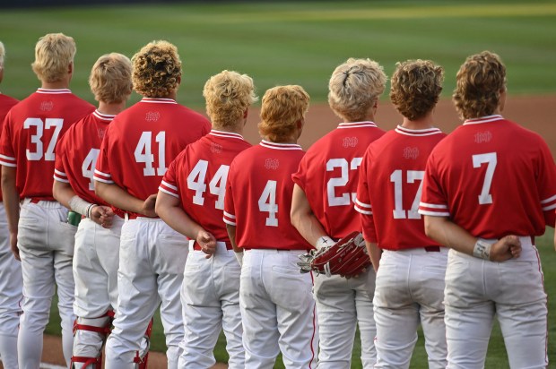 Mater Dei players died their hair before the game. West...