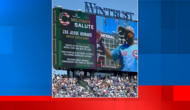 Jesse Howard honored for military service by Chicago Cubs