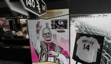 In White Sox stadium broadcast, Pope Leo XIV sends message of hope to Chicago and the US