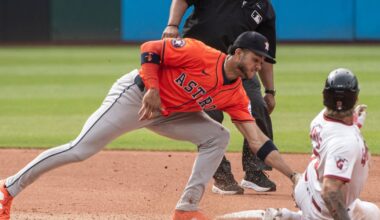 Astros take lead on wild pitch and defeat Guardians 5-3 in 10 innings