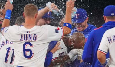 Texas Rangers’ Adolis García delivers walk-off hit in extras vs. Chicago White Sox