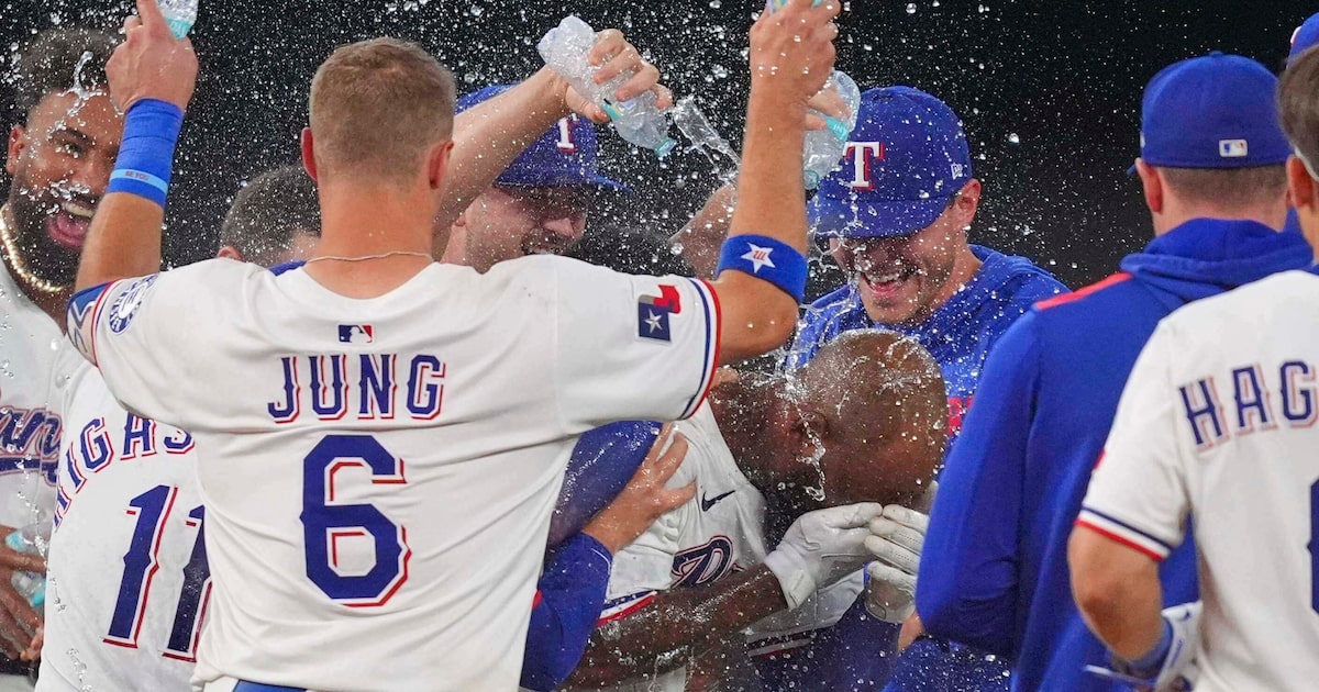 Texas Rangers’ Adolis García delivers walk-off hit in extras vs. Chicago White Sox