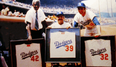 Roy Campanella, Sandy Koufax And Jackie Robinson Jersey Numbers Retired