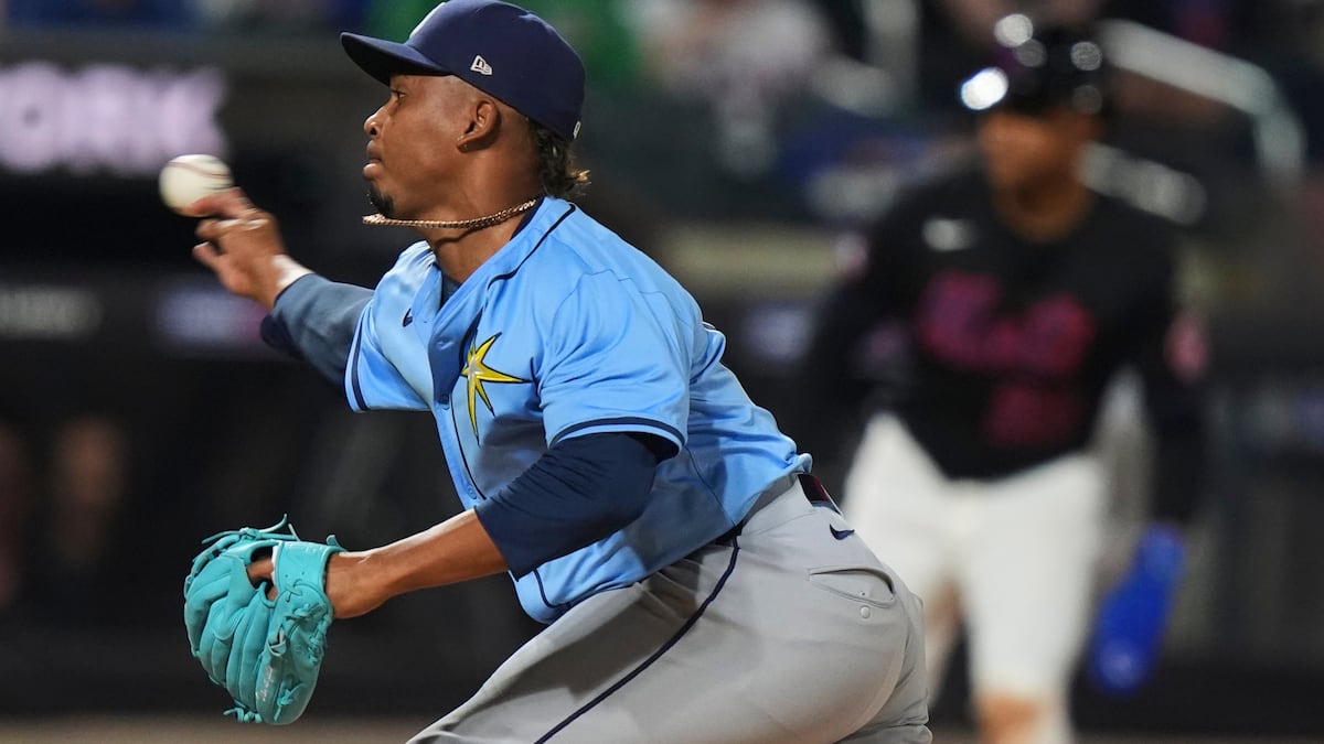 Rays use 6-run inning, strong relief work to beat MLB-best Mets