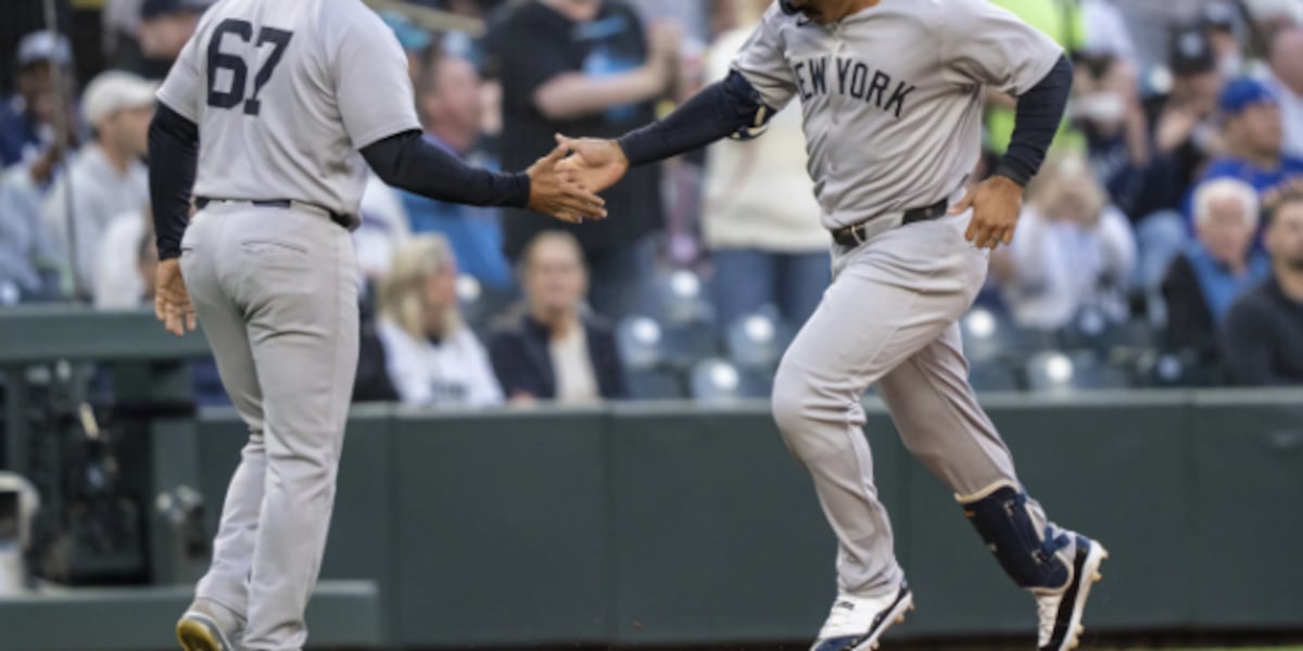 Grisham and Goldschmidt hit consecutive HRs as Yankees snap 6-game skid with 7-3 win over Angels