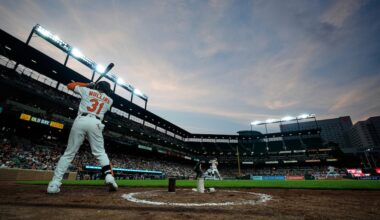 The Orioles lineup is finally close to whole. That should make a difference.